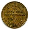Image 1 : Gorrie, Ontario R. Knox Watchmaker Tokens - Lot of 3