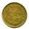 Image 1 : Secord & Barrington, Leamington, Ontario Merchant Tokens, McColl 359 - Lot of 4