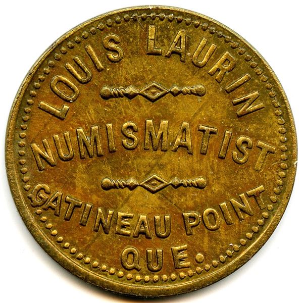 Louis Laurin Numismatist Cards - Lot of 2