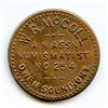 Image 1 : W.R. McColl, Owen Sound, Ontario, Numismatist Tokens - Lot of 2