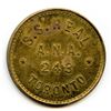 Image 1 : S.S. Heal, Toronto, Ontario, Numismatist Tokens - Lot of 2