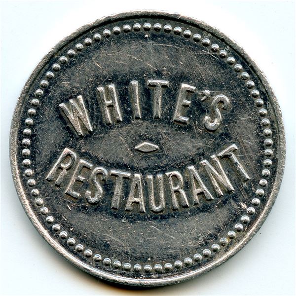 White's Restaurant, St. John, New Brunswick Tokens  - Lot of 8