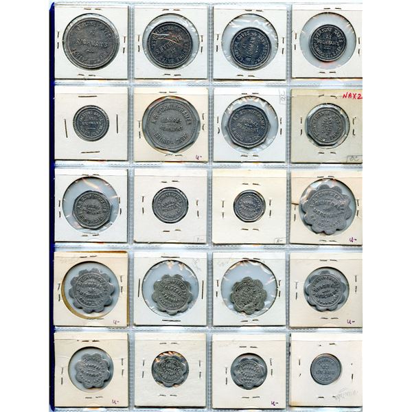 Western Canada Tokens - Lot of 24