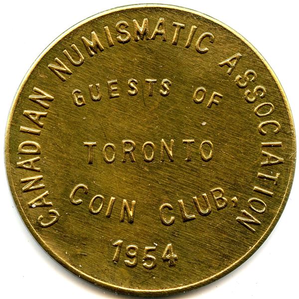 1954 CNA / Toronto Coin Club Convention Medals - Lot of 3