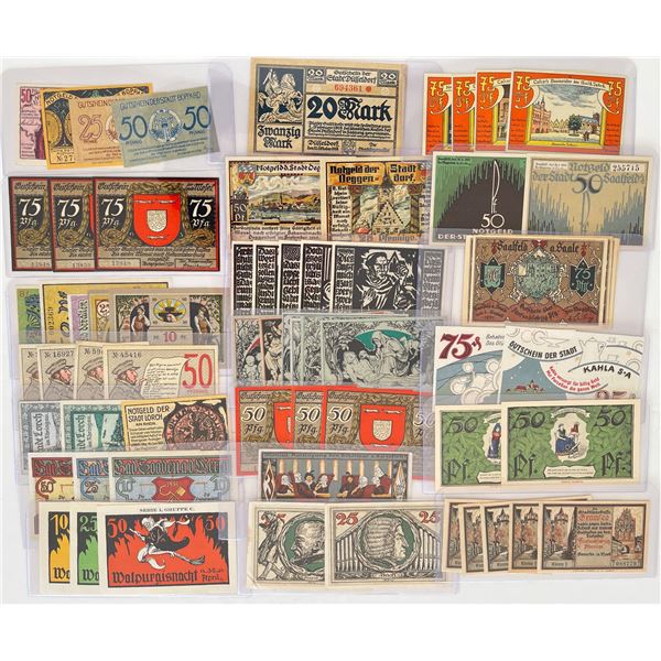 Germany Notgeld - Lot of 110