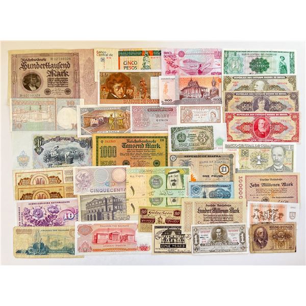 World Banknotes Lot