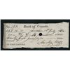 Image 1 : Bank of Canada, 1822 Cheque