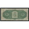 Image 2 : Molsons Bank $5, 1908