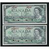 Image 1 : Bank of Canada $1, 1967 - Lot of 2 Specimens