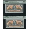 Image 2 : Bank of Canada $50, 1937 - Lot of 3 Consecutives