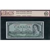 Image 1 : Bank of Canada $1, 1954 - Devil's Face