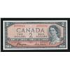 Image 1 : Bank of Canada $2, 1954 - Devil's Face