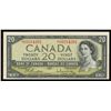 Image 1 : Bank of Canada $20, 1954 - Replacement