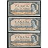 Image 1 : Bank of Canada $50, 1954 - Signature Type Set of 3