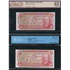 Image 1 : Bank of Canada $50, 1975 - Changeover Prefix Duo