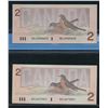 Image 3 : Bank of Canada $2, 1986 - Lot of 12