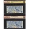 Image 3 : Bank of Canada $2, 1986 - Lot of 7