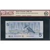 Image 1 : Bank of Canada $5, 1986 - EOH Changeover