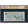 Image 1 : Bank of Canada $20, 1991 - Changeover