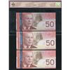 Image 2 : Bank of Canada $50, 2004 - Trio