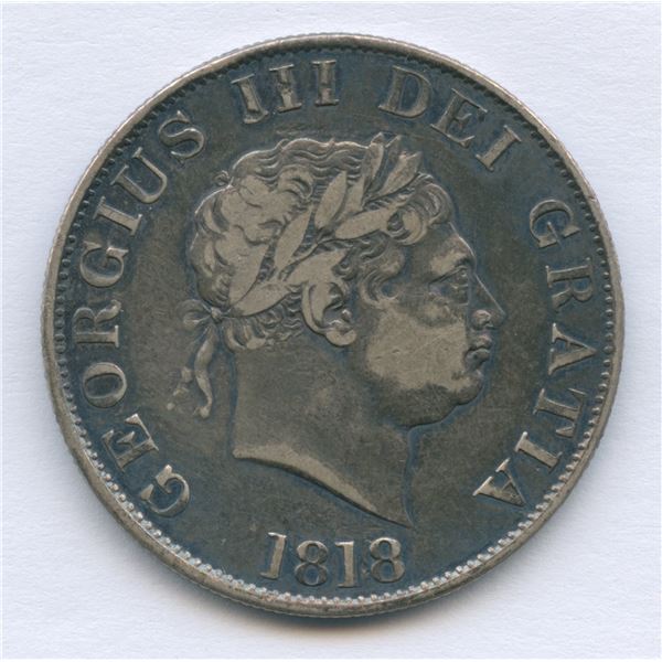 1818 Great Britain Half Crown