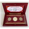 Image 1 : China Taiwan 1999 Issued New Taiwan Dollars 50th Anniversary Silver Coin 1/2oz