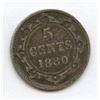 Image 1 : 1880 Newfoundland Five Cents