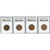 Image 1 : Canadian Large Cents - ANACS Graded - Lot of 4