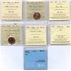 Image 3 : Canadian Large & Small Cents - Lot of 19 Graded Coins