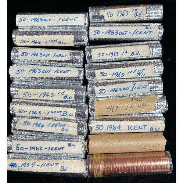 Canada 1 cent Roll Lot