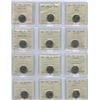 Image 1 : 1967 - 1977 Five Cents - ICCS Graded Lot of 12