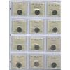 Image 1 : 1977 - 1987 Five Cents - ICCS Graded Lot of 12