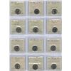 Image 1 : 1988 - 1997 Five Cents - ICCS Graded Lot of 12