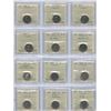 Image 1 : 2001 - 2005P Five Cents - ICCS Graded Lot of 12