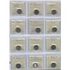 Image 1 : 2006 - 2021 Five Cents - ICCS Graded Lot of 24