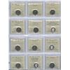 Image 2 : 2006 - 2021 Five Cents - ICCS Graded Lot of 24