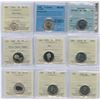 Image 1 : Canadian Five Cents - Graded Lot of 9