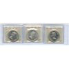 Image 3 : 1953 Silver Dollar - ICCS Graded Trio