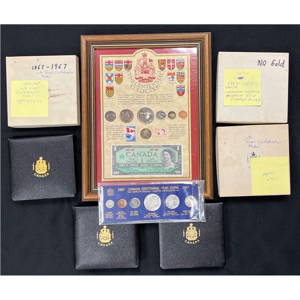 8 x 1967 Canada Centennial Sets