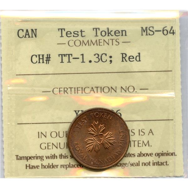 Canadian Test Token - One Cent