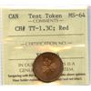 Image 1 : Canadian Test Token - One Cent