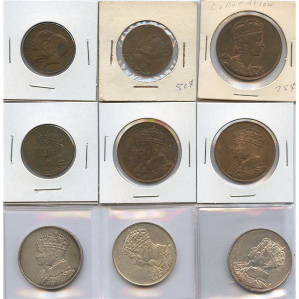 1939 Canada Royal Visit medals