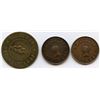 Image 1 : Lot of Three Post-Confederation Quebec Tokens.