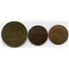 Image 2 : Lot of Three Post-Confederation Quebec Tokens.