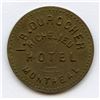 Br 620. I. B. Durocher's Richelieu Hotel token for 5c In Trade.