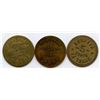 Image 2 : Lot of Three Post-Confederation Quebec Tokens.