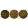 Image 1 : Lot of Three Post-Confederation Quebec Tokens.