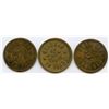 Image 2 : Lot of Three Post-Confederation Quebec Tokens.