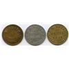 Image 1 : Lot of Three Post-Confederation Quebec Tokens.