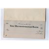 Image 2 : Banking Ephemera - Metropolitan Bank Cheque Book